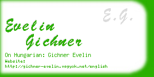 evelin gichner business card